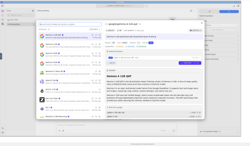 LM Studio in a browser inside VNC 2